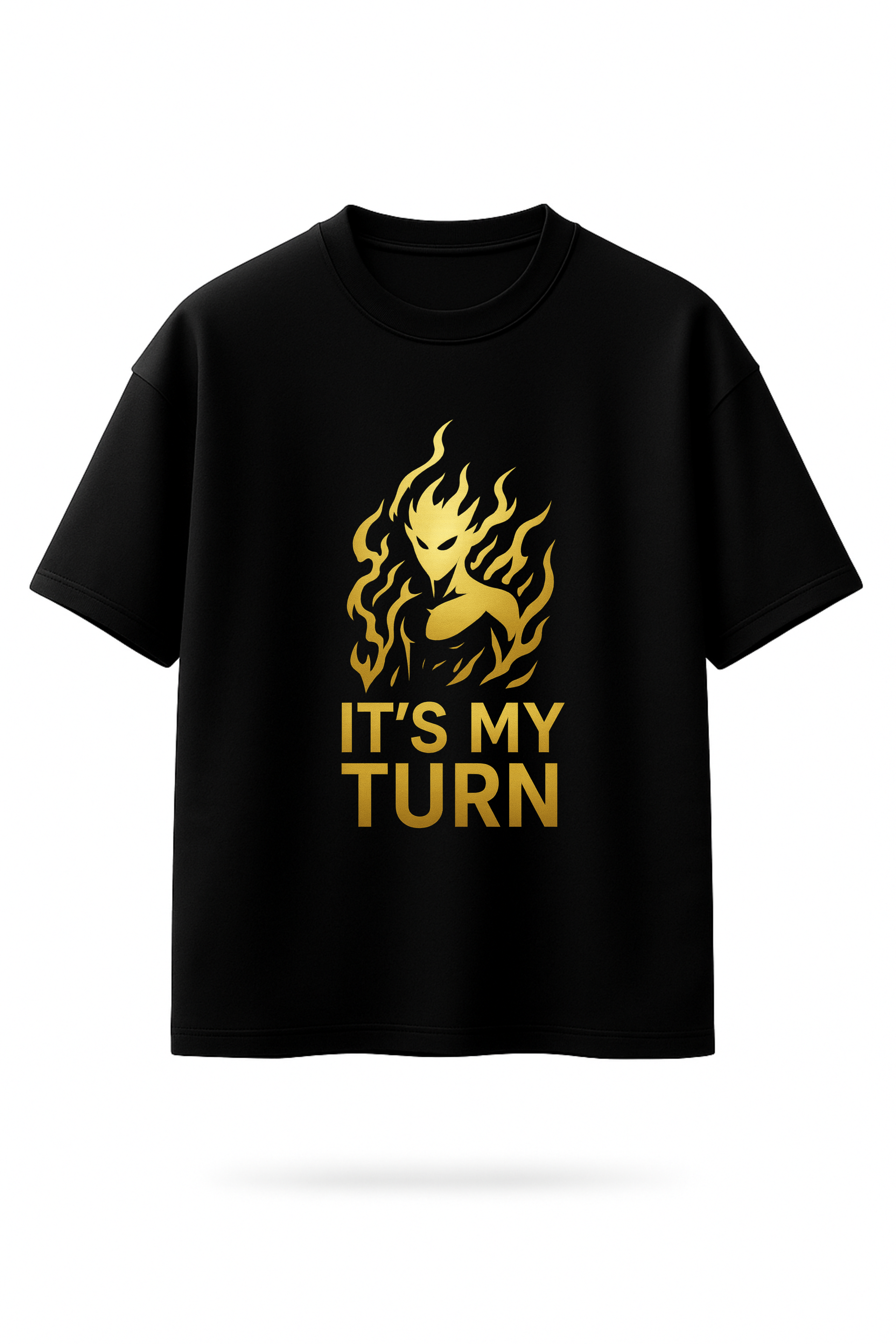 DRAQSTA - It's My Turn Flame Graphic Tee DRAQSTA