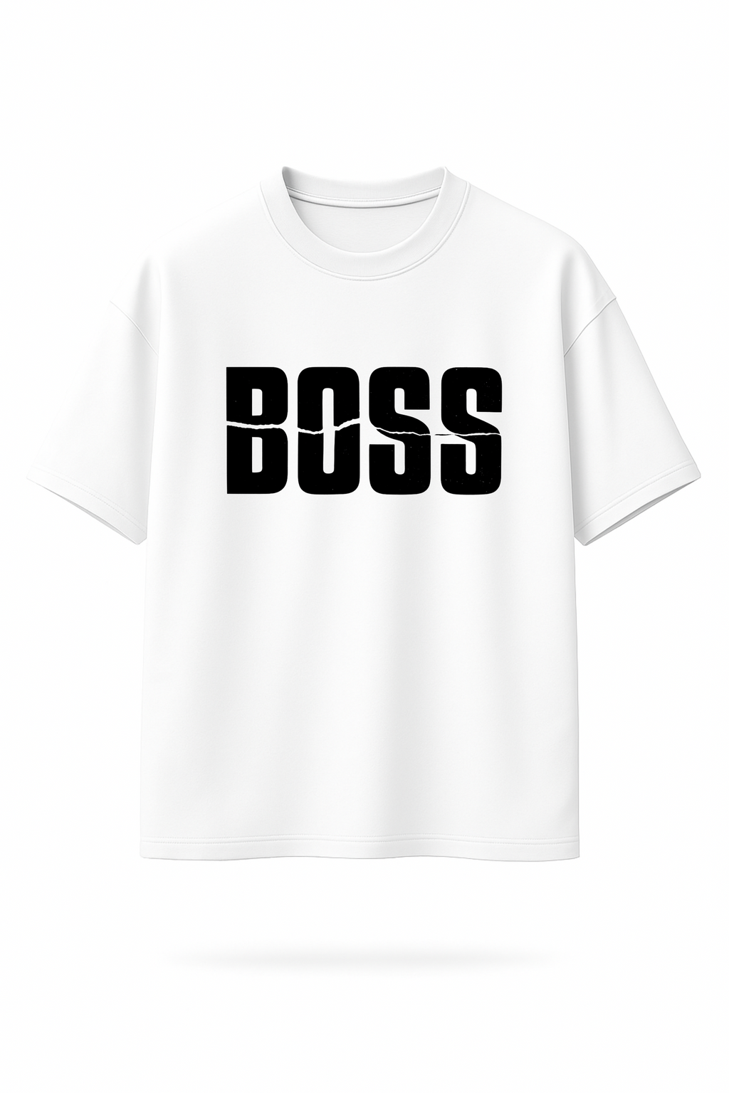 DRAQSTA – BOSS Minimal Bold Statement T-Shirt DRAQSTA